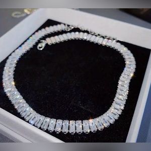 Luxury Square Zircon Necklace